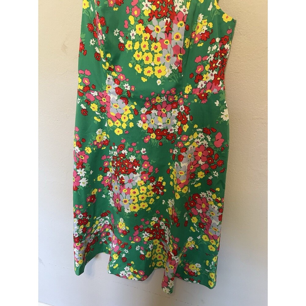 Talbots Floral Springtime Shift Dress Size 6 Cotton Summer Preppy Career Chic - Picture 5 of 10